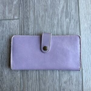 Portland Leather Purple Wallet